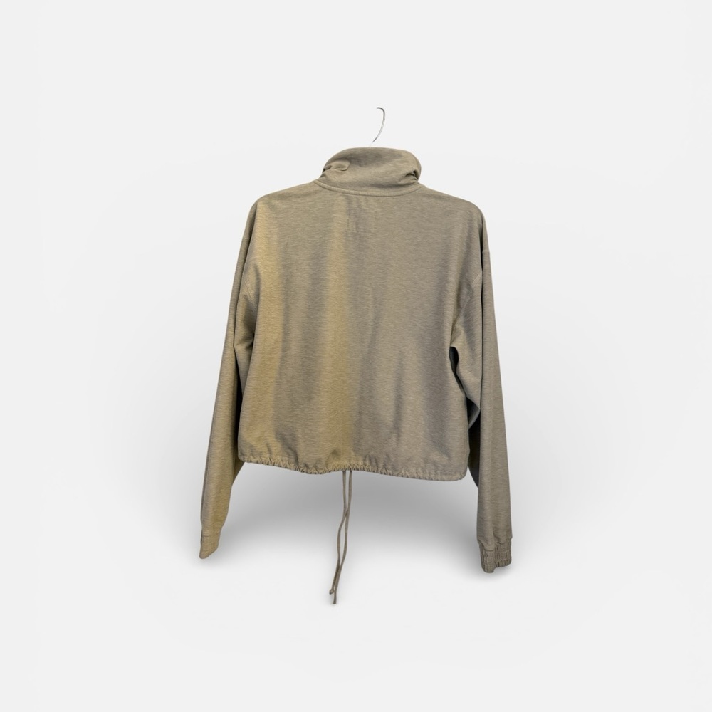 Abercrombie & Fitch Light Tan Quarter-Zip Sweatshirt - Picture 5 of 5